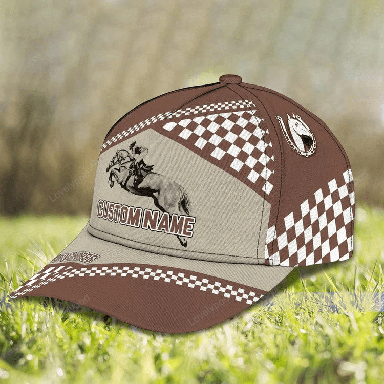 Personalized Horse Riding Cap for Horse Racing Athlete Horse Hat for Him Trucker Hats Custom Hats Gifts For Men & Women
