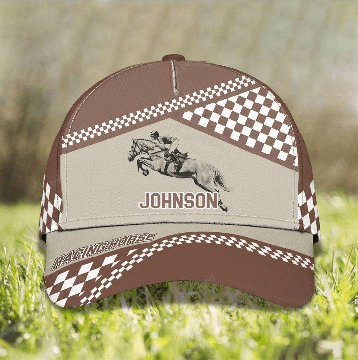 Personalized Horse Riding Cap for Horse Racing Athlete Horse Hat for Him Trucker Hats Custom Hats Gifts For Men & Women