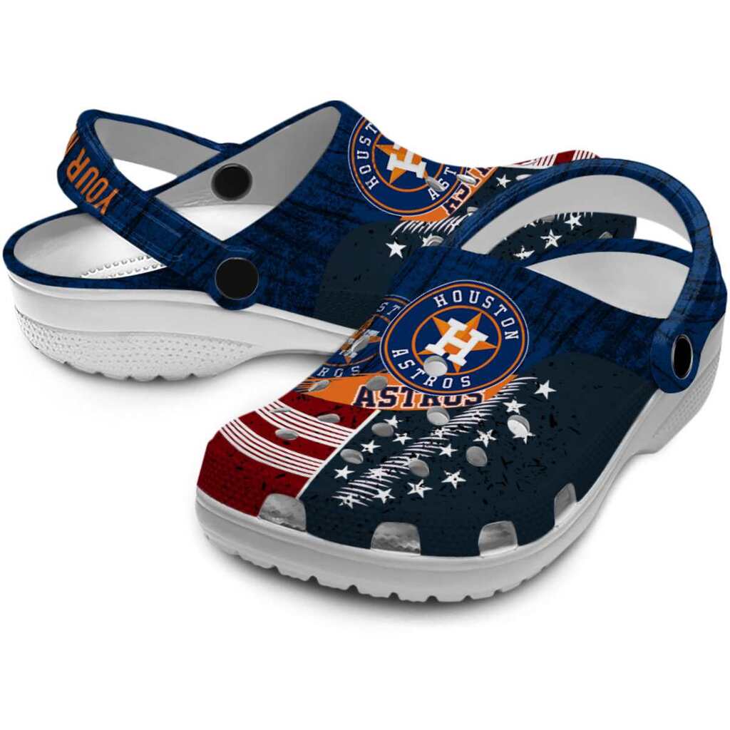 Personalized Houston Astros Star-Spangled Side Pattern ClogTVC1801147 - Image 3