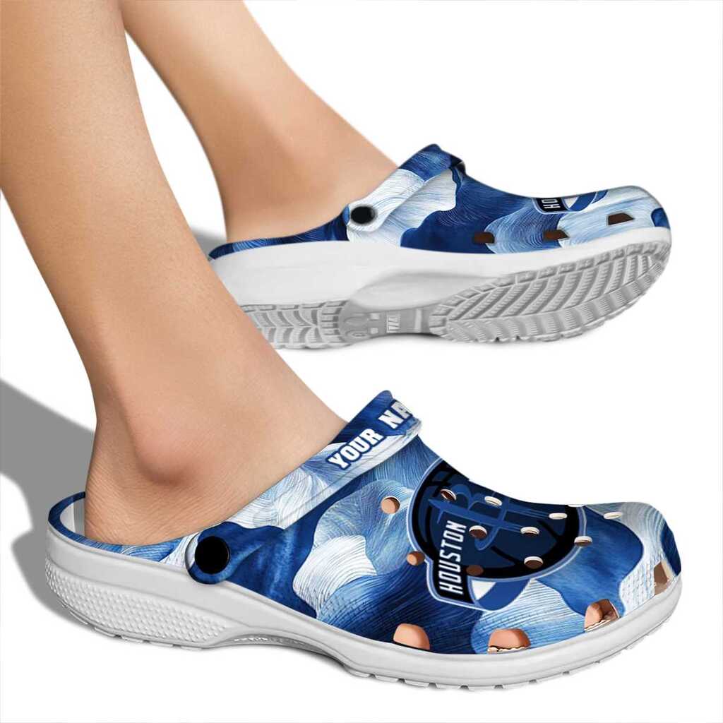 Personalized Houston Rockets Ocean Waves ClogTVC1801690 - Image 2