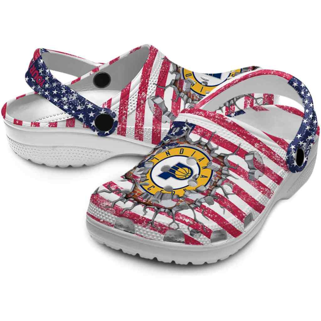 Personalized Indiana Pacers Freedom Splinter ClogTVC1801707 - Image 3