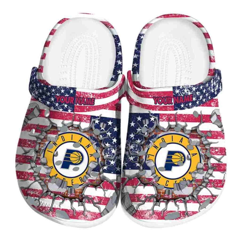 Personalized Indiana Pacers Freedom Splinter ClogTVC1801707