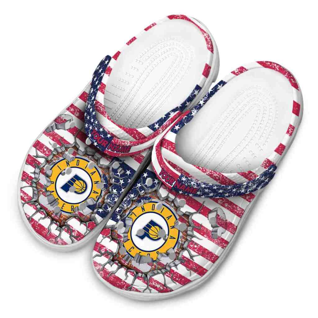 Personalized Indiana Pacers Freedom Splinter ClogTVC1801707 - Image 4