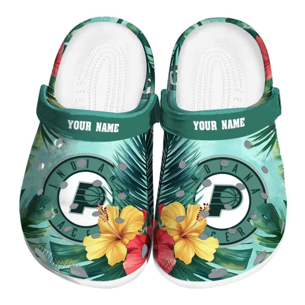 Personalized Indiana Pacers Tropical Vibes ClogTVC1801707