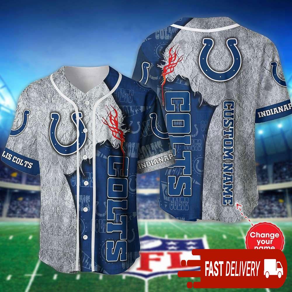 Personalized Indianapolis Colts Baseball Jersey Shirt NLF Gifts For Fans
