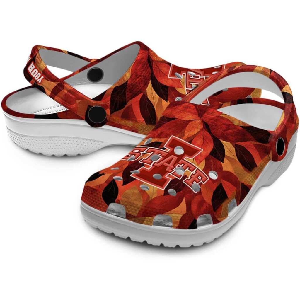 Personalized Iowa State Cyclones Autumn Leaves ClogTVC1801694 - Image 3