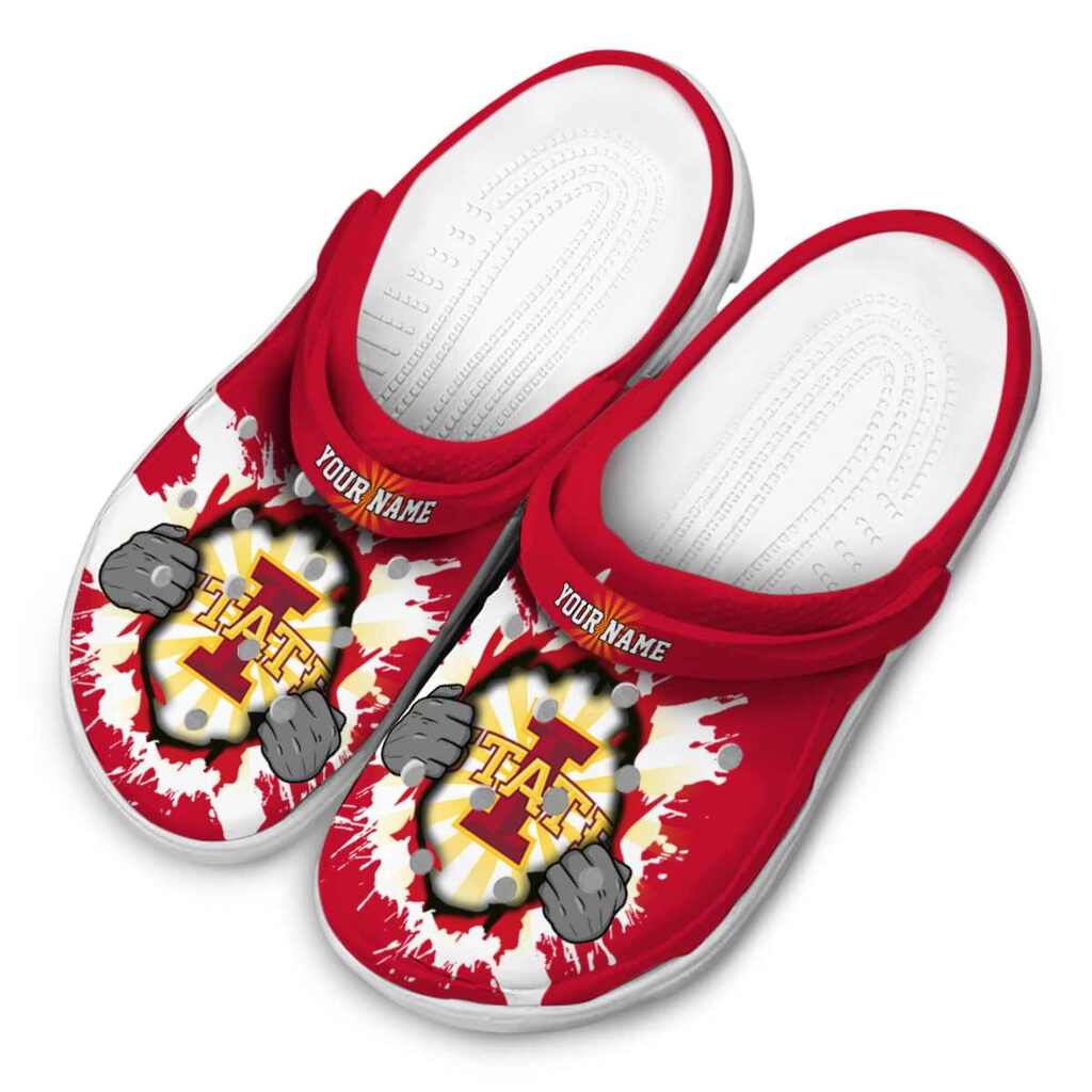 Personalized Iowa State Cyclones Gripping Hand ClogTVC1801786 - Image 4