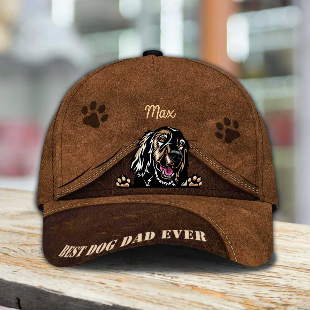 Personalized Irish Setter Hat, Custom Photo Irish Setter 3D Cap Trucker Hats Custom Hats Gifts For Men & Women