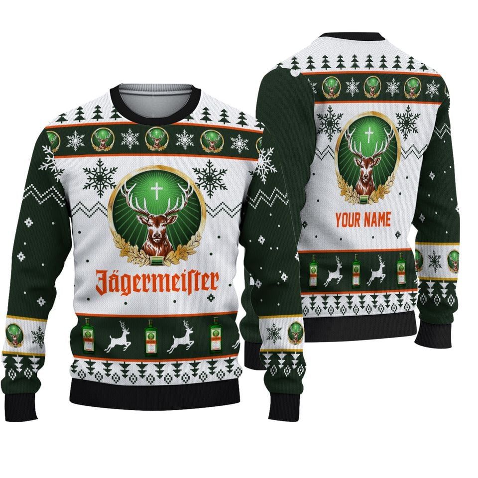 Personalized J A G E R M E I S T E R  Woolen Sweater