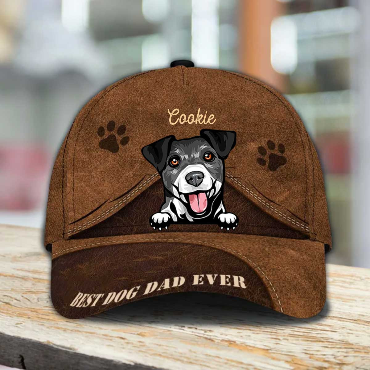 Personalized Jack Russell Terrier Hat, Custom Photo Jack Russell Terrier 3D Cap Trucker Hats Custom Hats Gifts For Men & Women