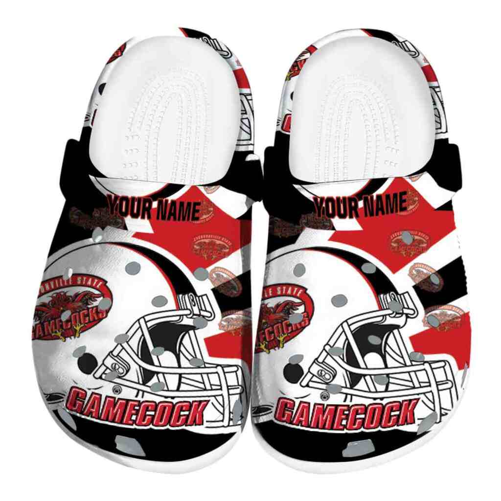 Personalized Jacksonville State Gamecocks Football Helmet ClogTVC1801786