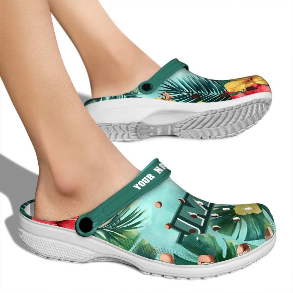 Personalized James Madison Dukes Tropical Vibes ClogTVC1801761 - Image 2
