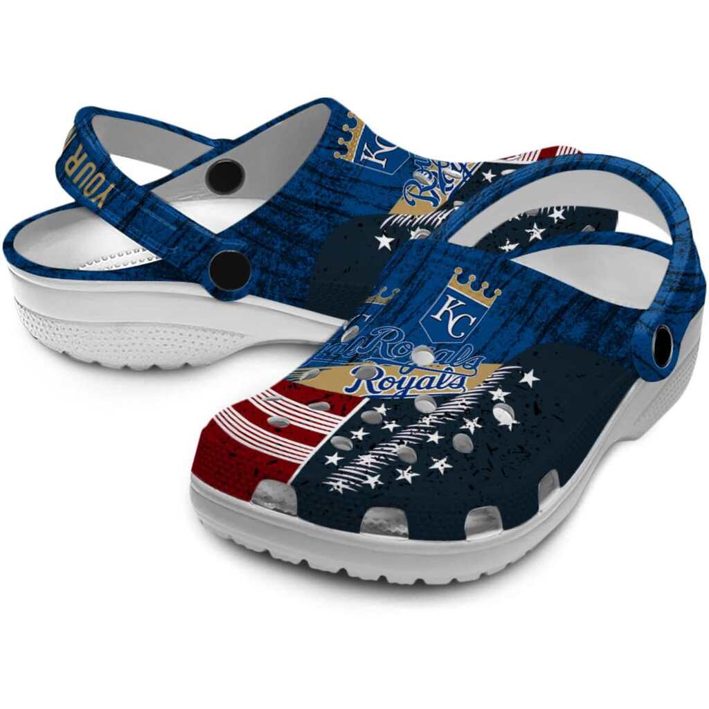 Personalized Kansas City Royals Star-Spangled Side Pattern ClogTVC180127 - Image 3