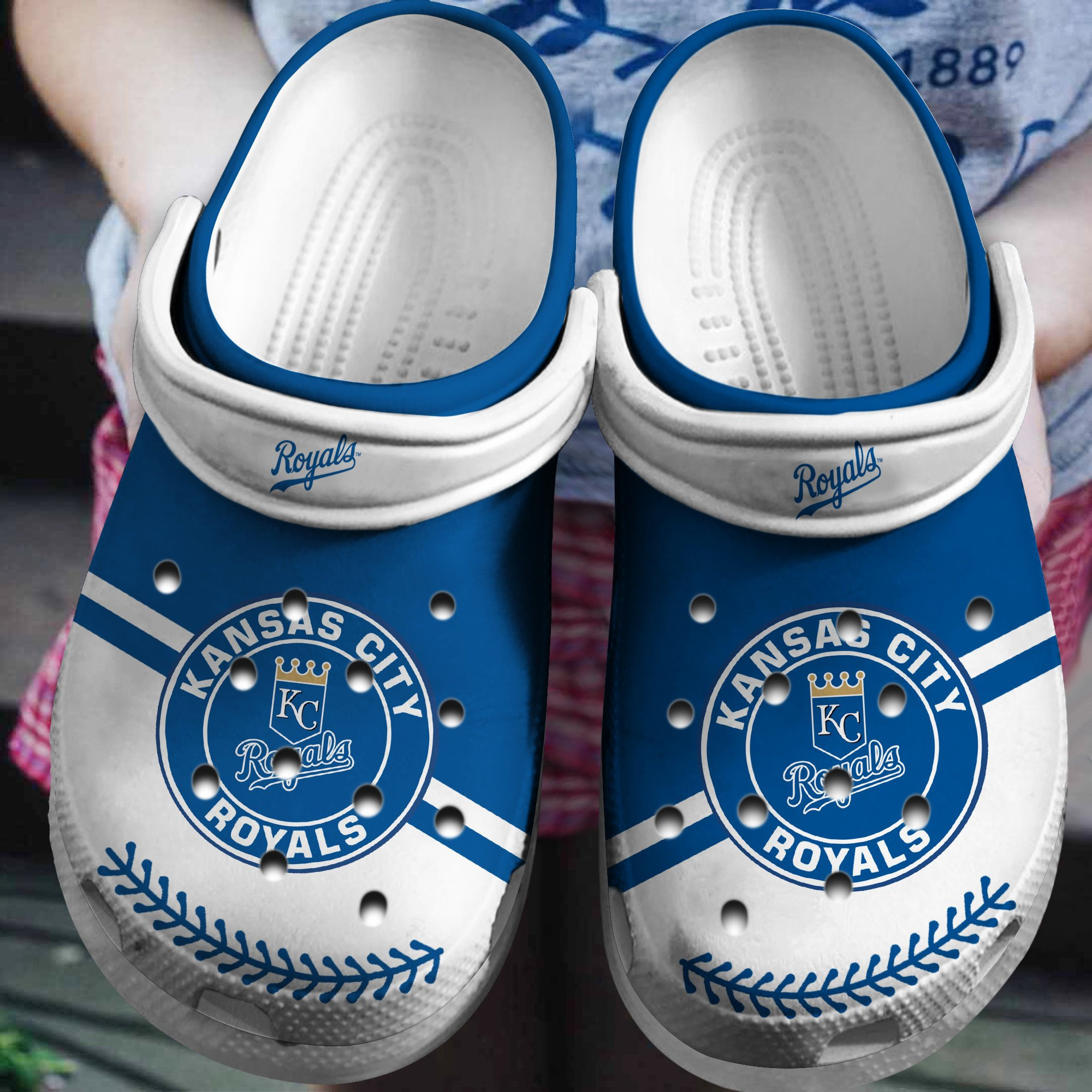Personalized KansasC Baseball Team Crocs Clog Custom Name Shoes 2