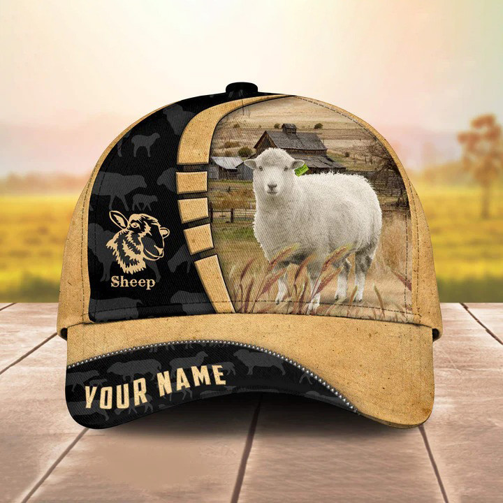 Personalized Katahdin Sheep Hats For Farmers, Katahdin Sheep Vintage Cap for Men, Husband and Dad Trucker Hats Custom Hats Gifts For Men & Women