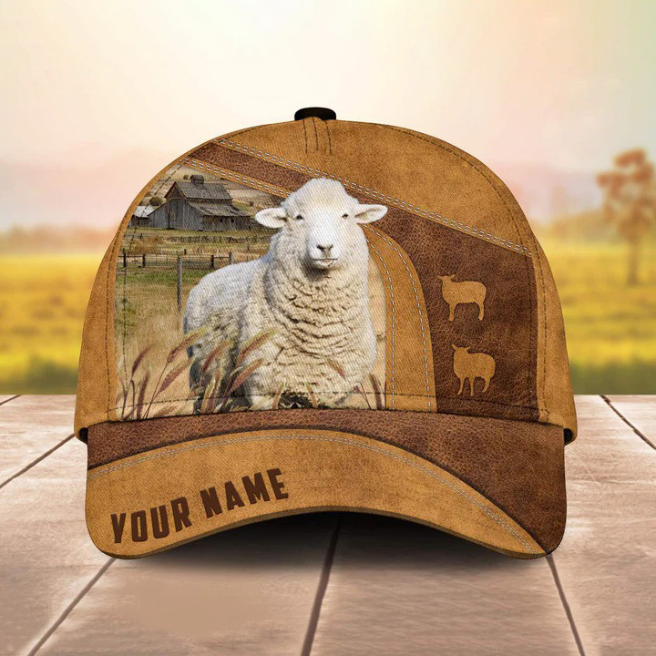 Personalized Katahdin Sheep Hats For Farmers, Katahdin Sheep Vintage Cap for Men, Husband and Dad Trucker Hats Custom Hats Gifts For Men & Women