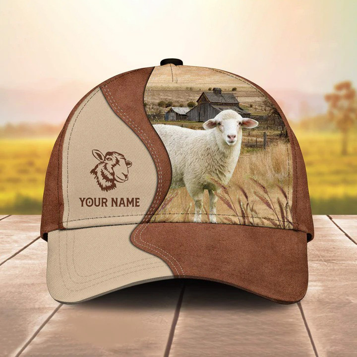 Personalized Katahdin Sheep Hats For Farmers, Katahdin Sheep Vintage Cap for Men, Husband and Dad Trucker Hats Custom Hats Gifts For Men & Women