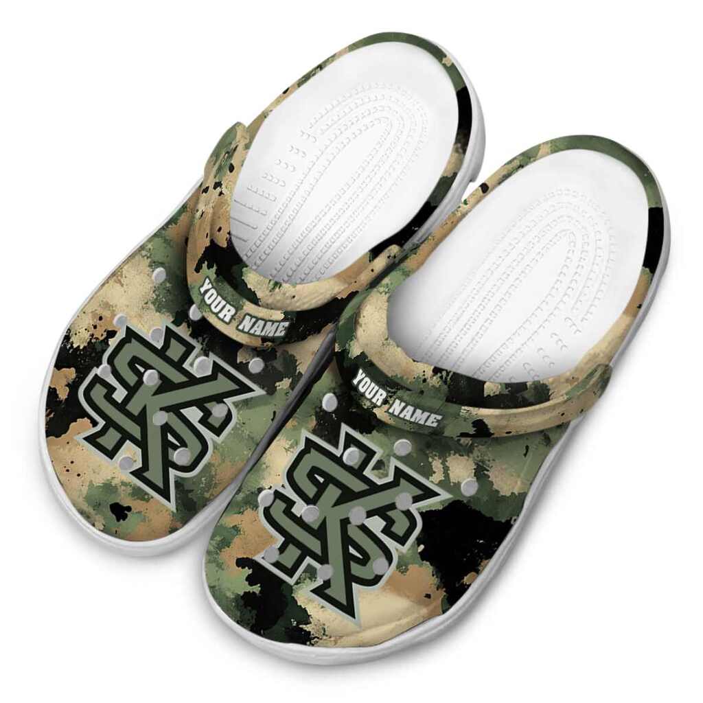 Personalized Kennesaw State Owls Camouflage Craze ClogTVC1801698 - Image 4