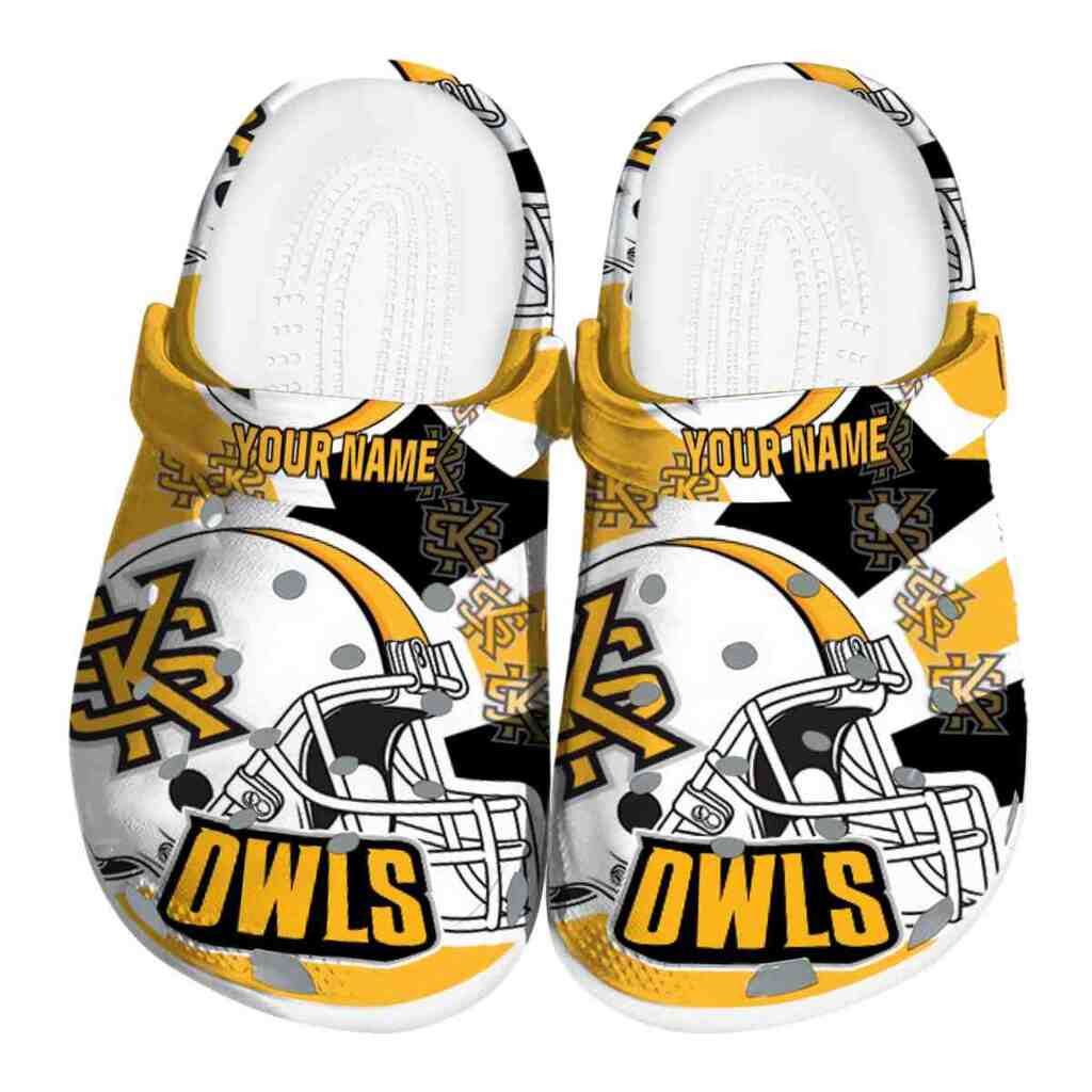 Personalized Kennesaw State Owls Football Helmet ClogTVC1801790