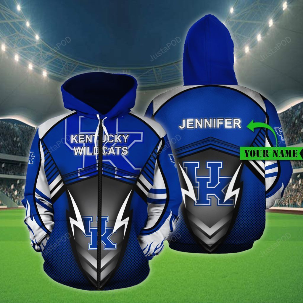 Personalized Kentucky Wildcats 3D All Over Print Hoodie, Zip Hoodie