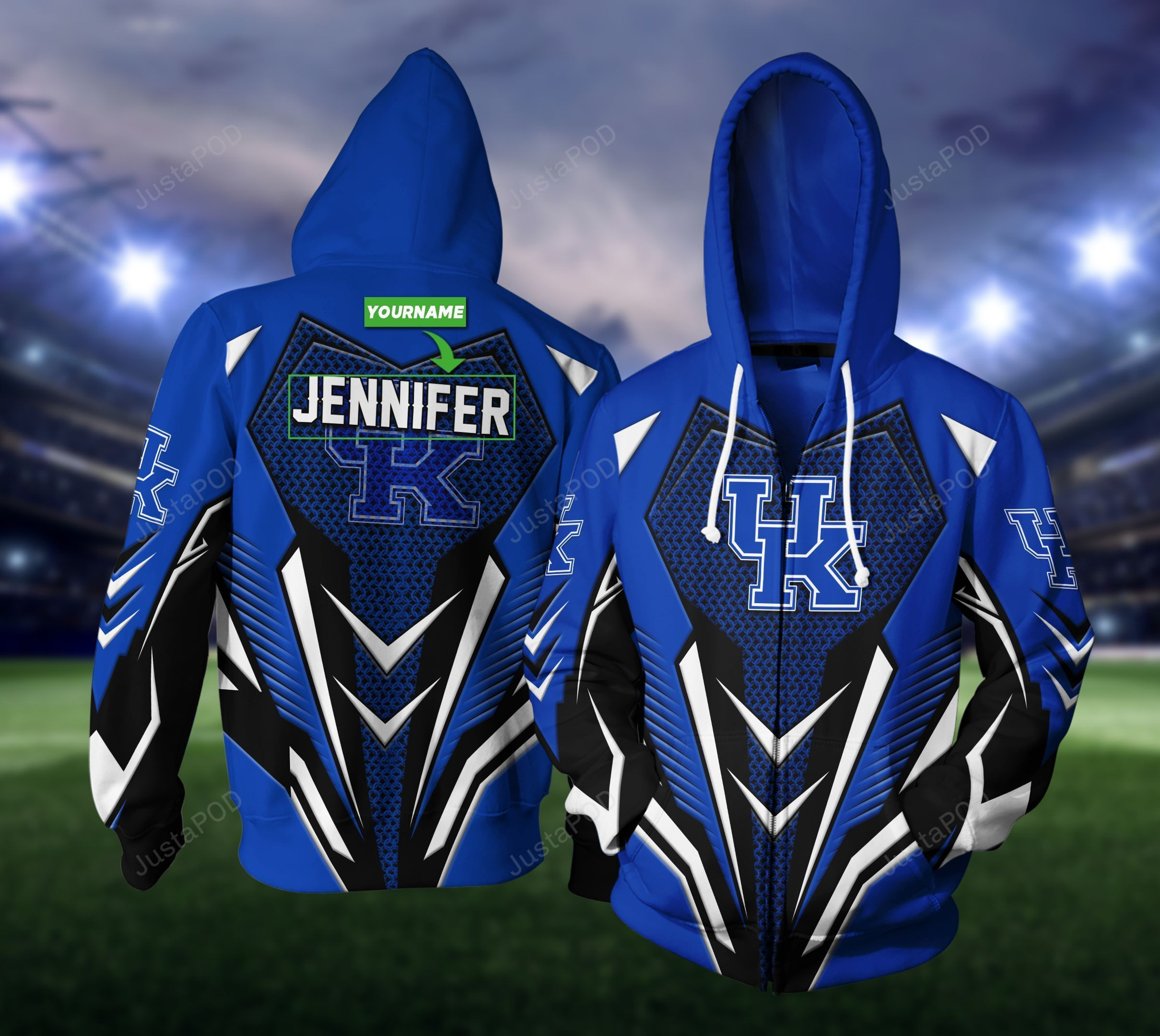 Personalized Kentucky Wildcats 3D All Over Print Hoodie, Zip Hoodie