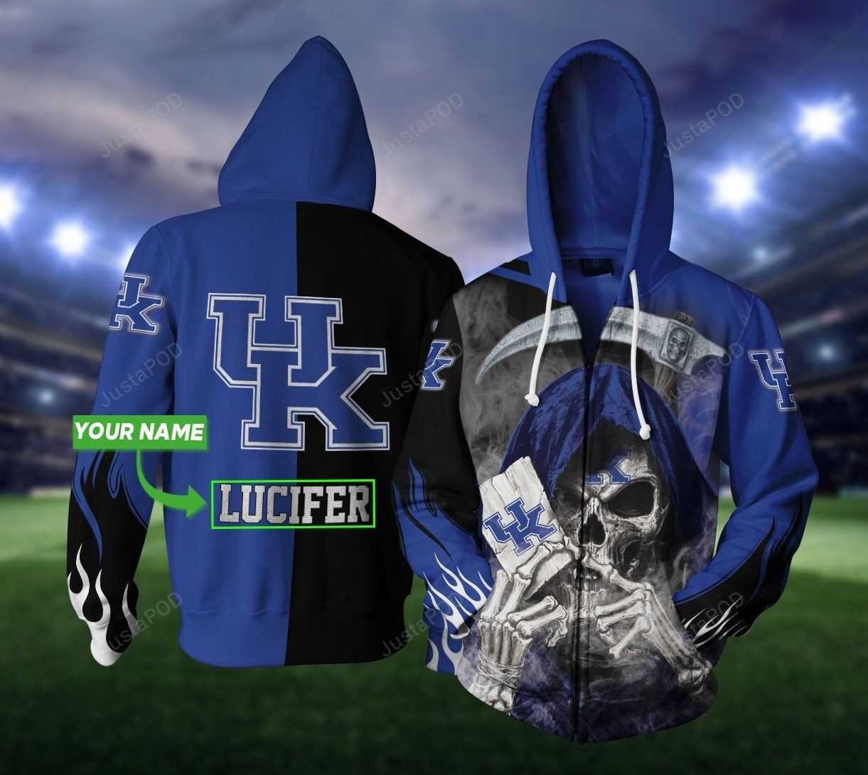 Personalized Kentucky Wildcats 3D All Over Print Hoodie, Zip Hoodie