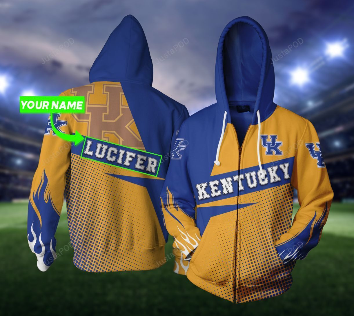 Personalized Kentucky Wildcats 3D All Over Print Hoodie, Zip Hoodie