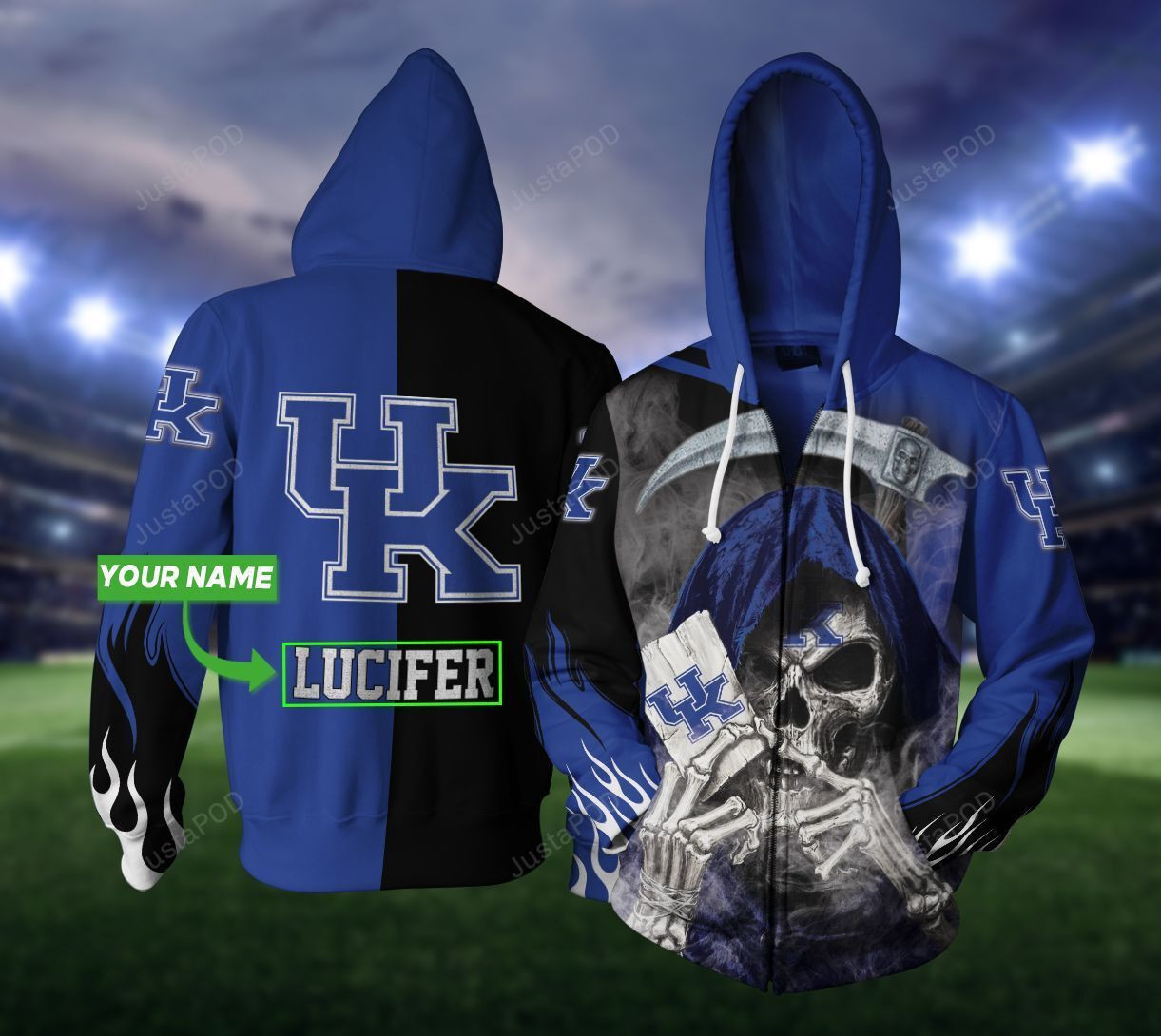 Personalized Kentucky Wildcats 3D All Over Print Hoodie, Zip Hoodie