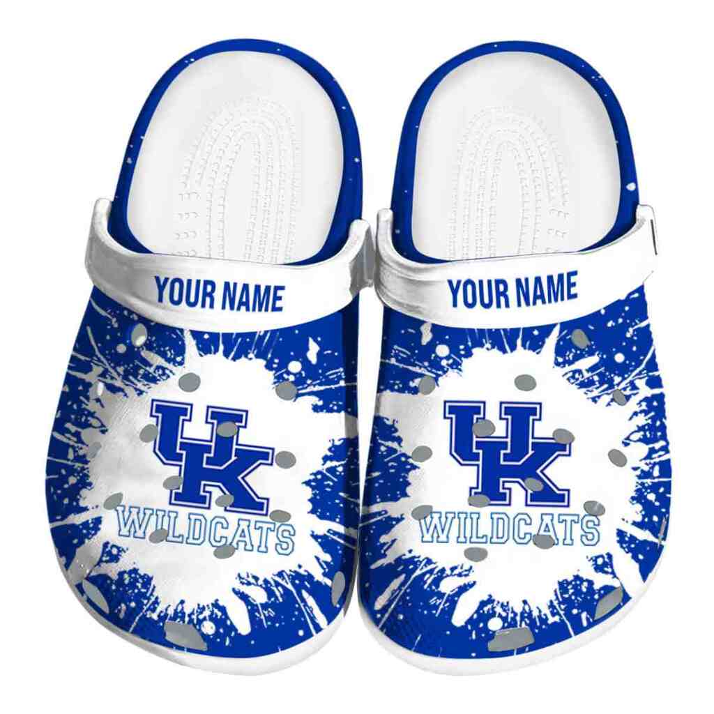 Personalized Kentucky Wildcats Splash Art ClogTVC180128