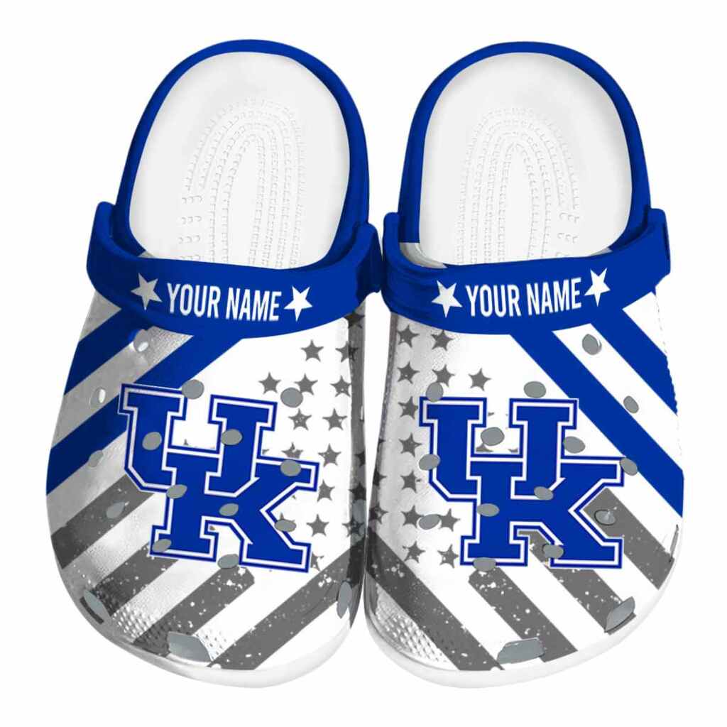 Personalized Kentucky Wildcats Star-Spangled Graphic ClogTVC180127