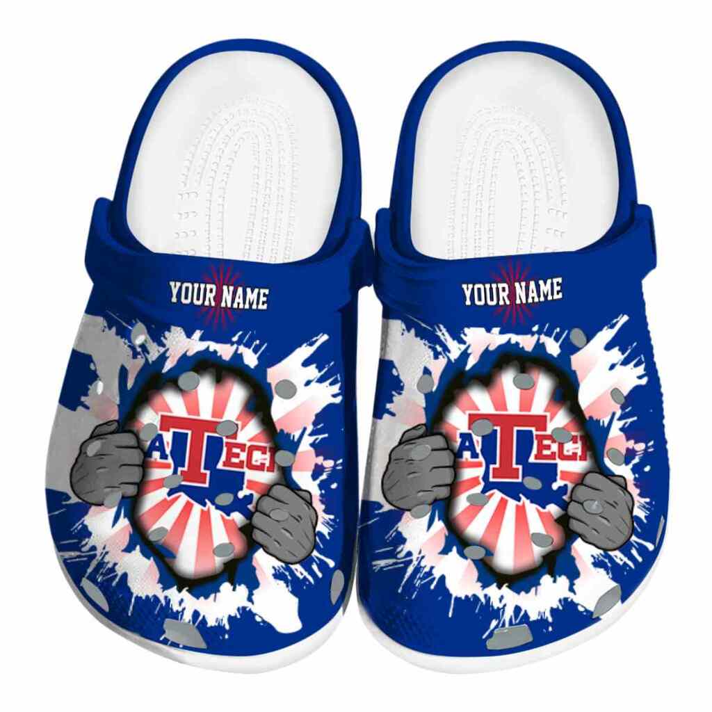 Personalized LA Tech Gripping Hand ClogTVC1801790