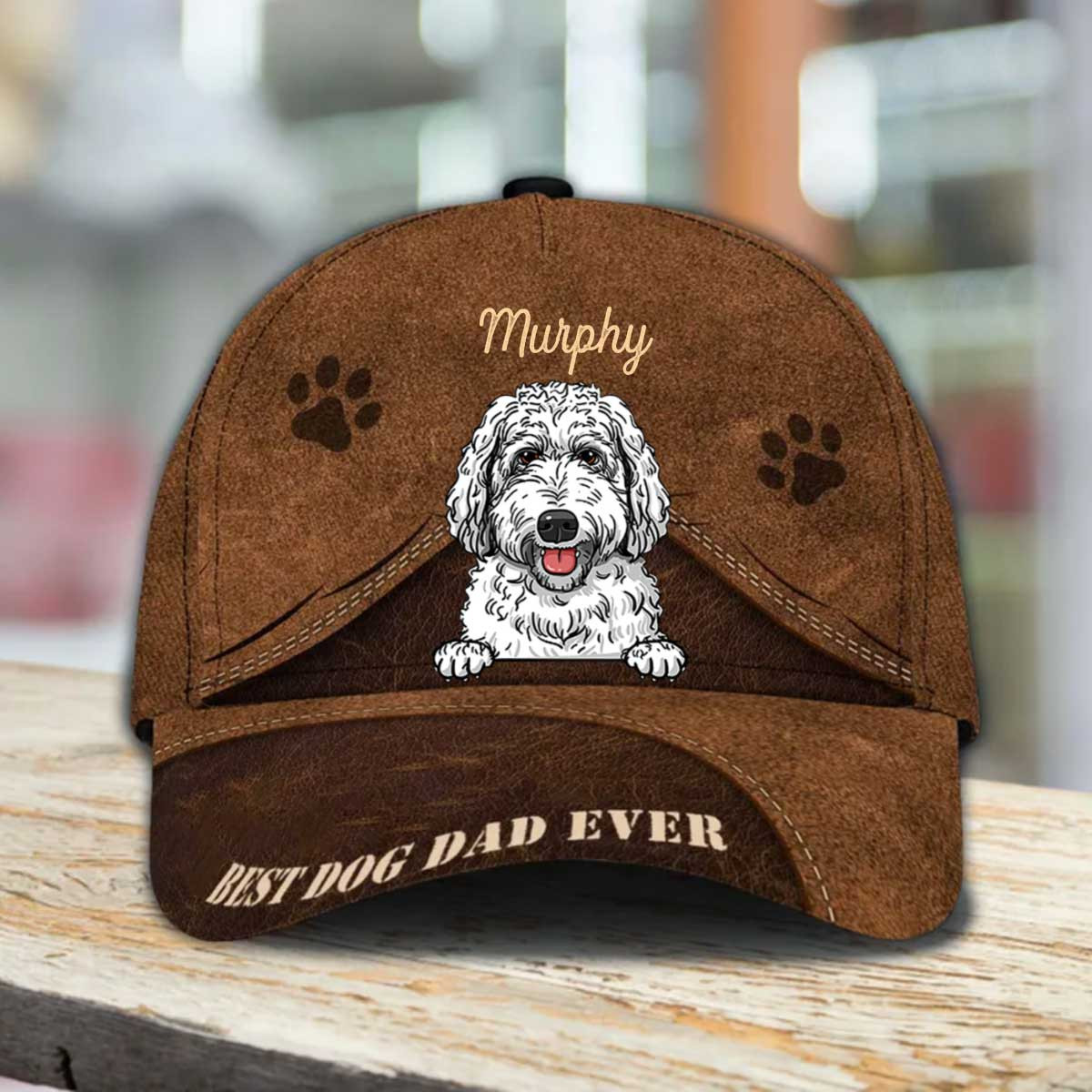 Personalized Labradoodle Hat, Custom Photo Labradoodle 3D Cap Trucker Hats Custom Hats Gifts For Men & Women