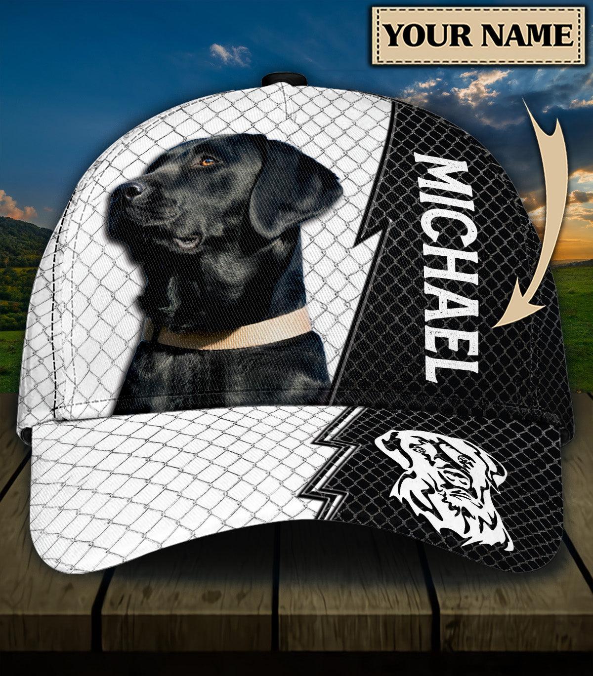 Personalized Labrador Classic Cap, Personalized Gift for Labrador Lovers Trucker Hats Custom Hats Gifts For Men & Women