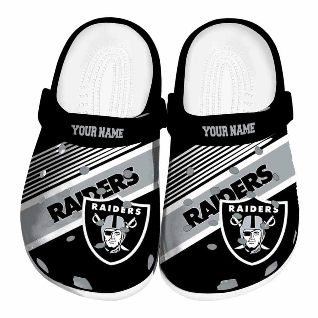 Personalized Las Vegas Raiders Vibrant Dual-Tone ClogTVC180125