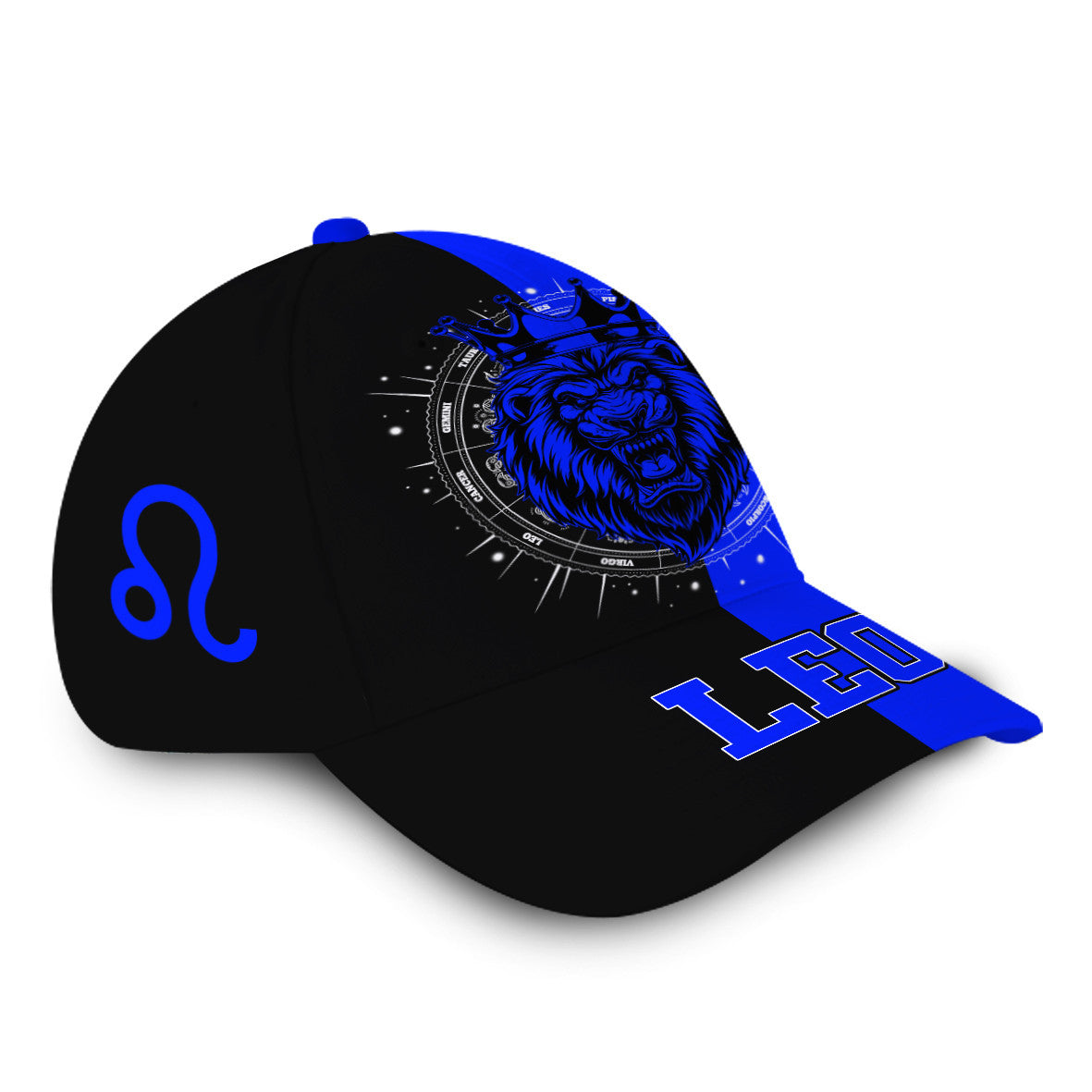 Personalized Leo Blue Zodiac Hat Classic Cap Trucker Hats Custom Hats Gifts For Men & Women