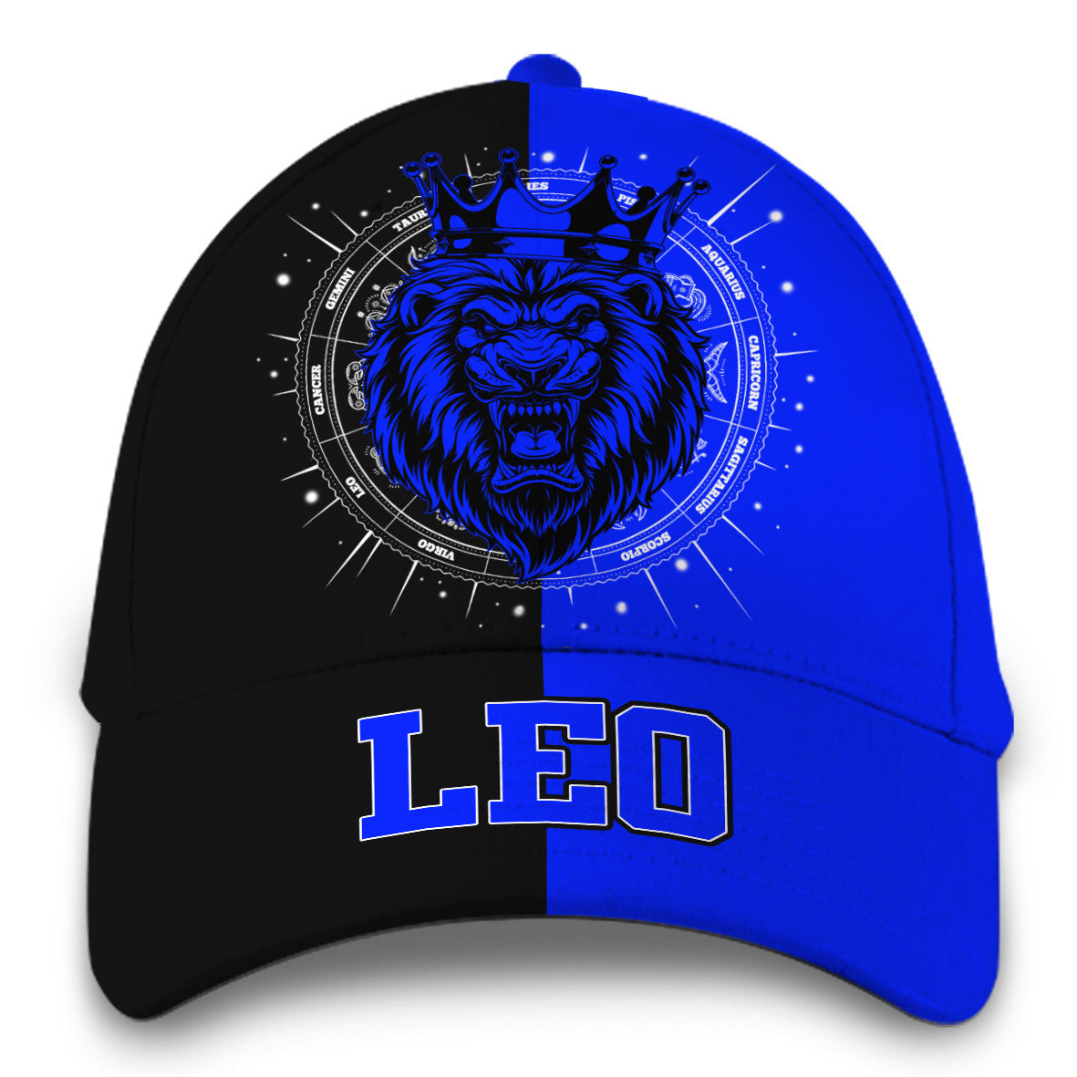 Personalized Leo Blue Zodiac Hat Classic Cap Trucker Hats Custom Hats Gifts For Men & Women