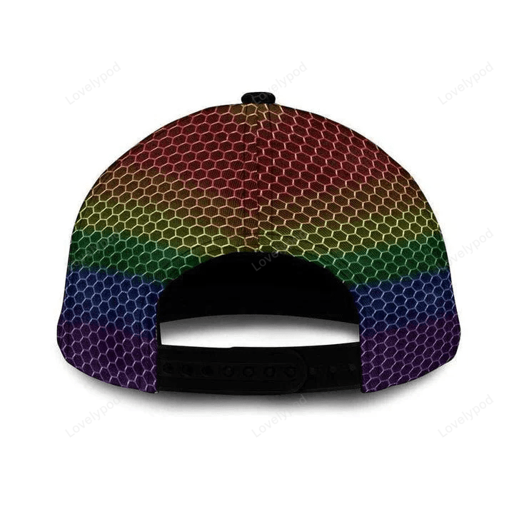 Personalized Lgbt Baseball Cap Hat, Pride Love Wins Lgbt Classic Cap Hat Trucker Hats Custom Hats Gifts For Men & Women