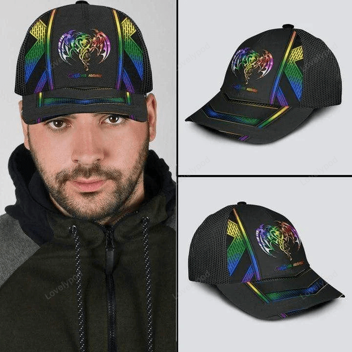 Personalized Lgbt Baseball Cap, There're Different Ways To Be Beautiful Lgbt 3D Classic Cap Hat Trucker Hats Custom Hats Gifts For Men & Women