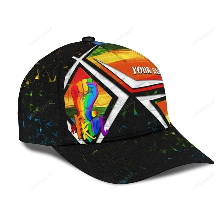Personalized Lgbt Baseball Cap, There're Different Ways To Be Beautiful Lgbt 3D Classic Cap Hat Trucker Hats Custom Hats Gifts For Men & Women