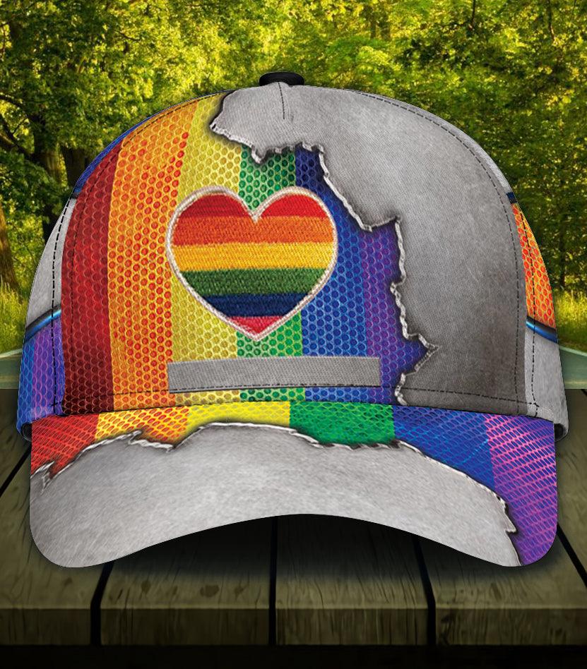 Personalized LGBT Classic Cap Trucker Hats Custom Hats Gifts For Men & Women
