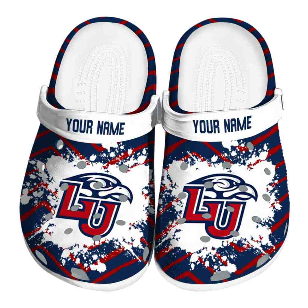 Personalized Liberty Flames Zigzag Paint Burst ClogTVC1801792