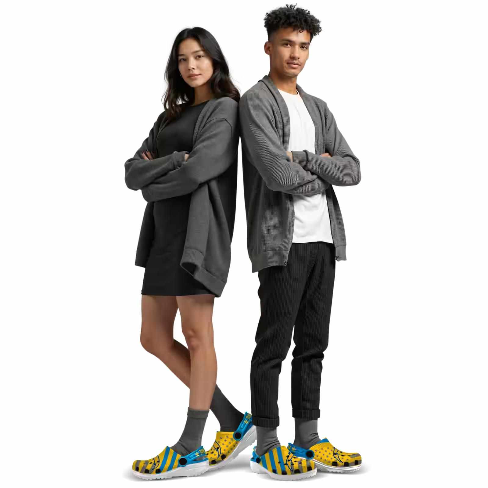 Personalized Los Angeles Chargers Star-Spangled Graphic ClogTVC180110 - Image 7