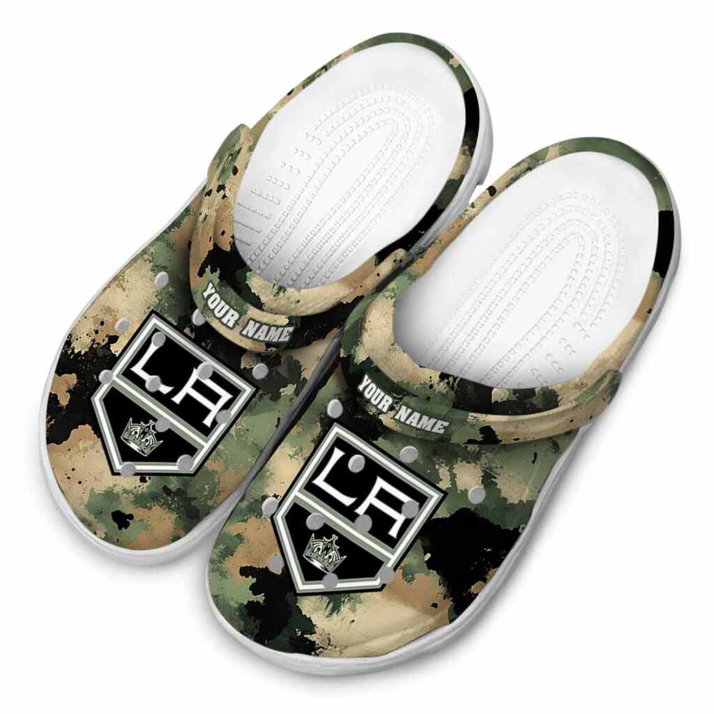 Personalized Los Angeles Kings Camouflage Craze ClogTVC1801878 - Image 4