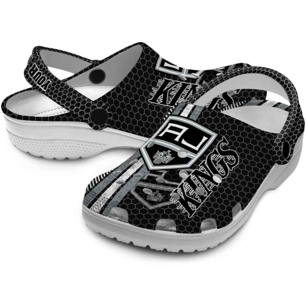 Personalized Los Angeles Kings Contrasting Stripes ClogTVC1801878 - Image 3