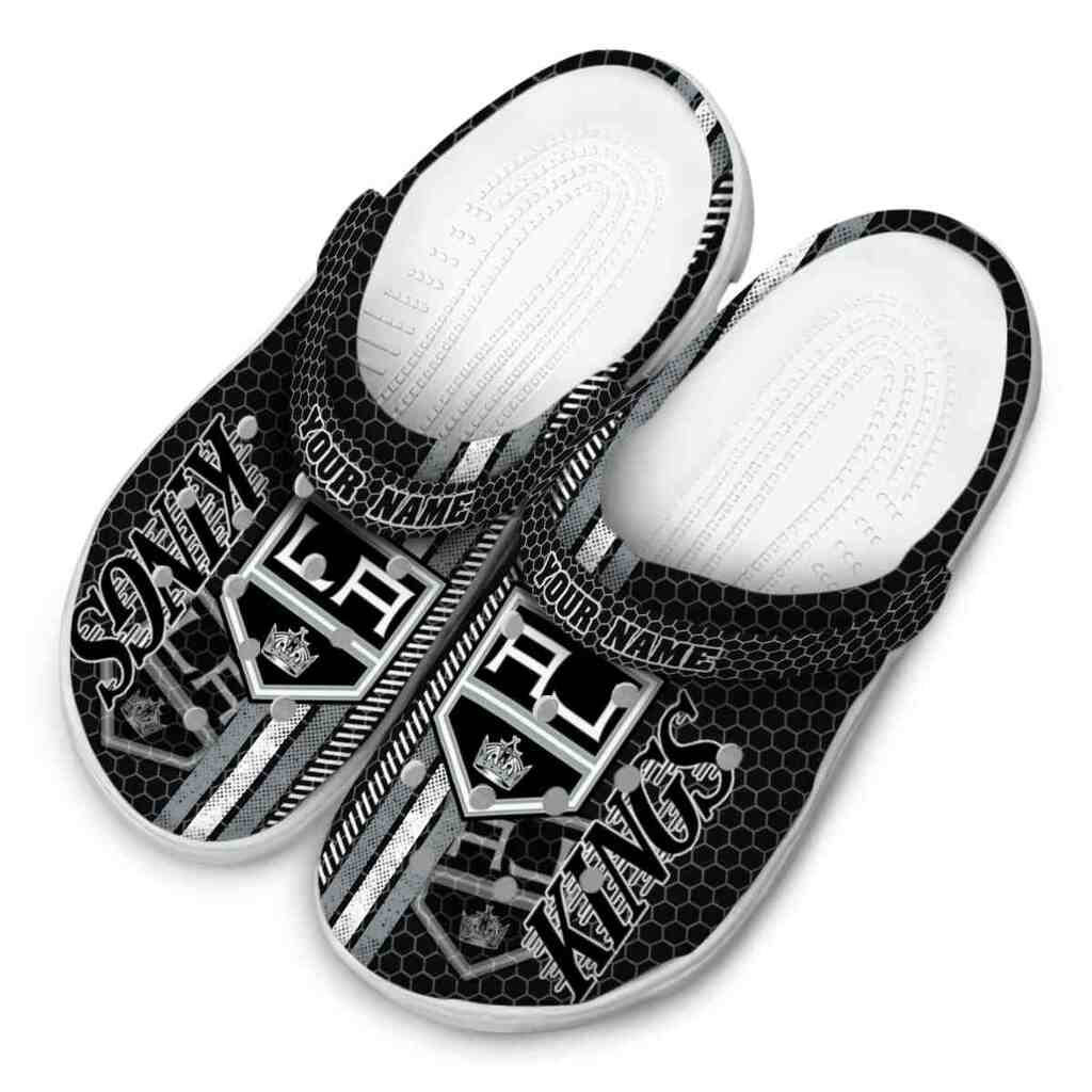 Personalized Los Angeles Kings Contrasting Stripes ClogTVC1801878 - Image 4