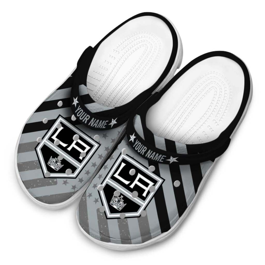 Personalized Los Angeles Kings Star-Spangled Graphic ClogTVC1801878 - Image 4