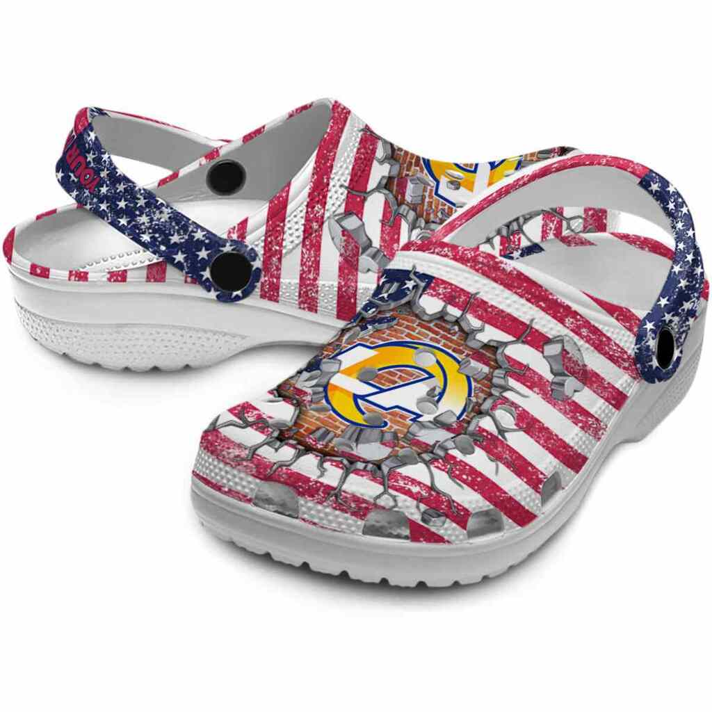 Personalized Los Angeles Rams Freedom Splinter ClogTVC180111 - Image 3