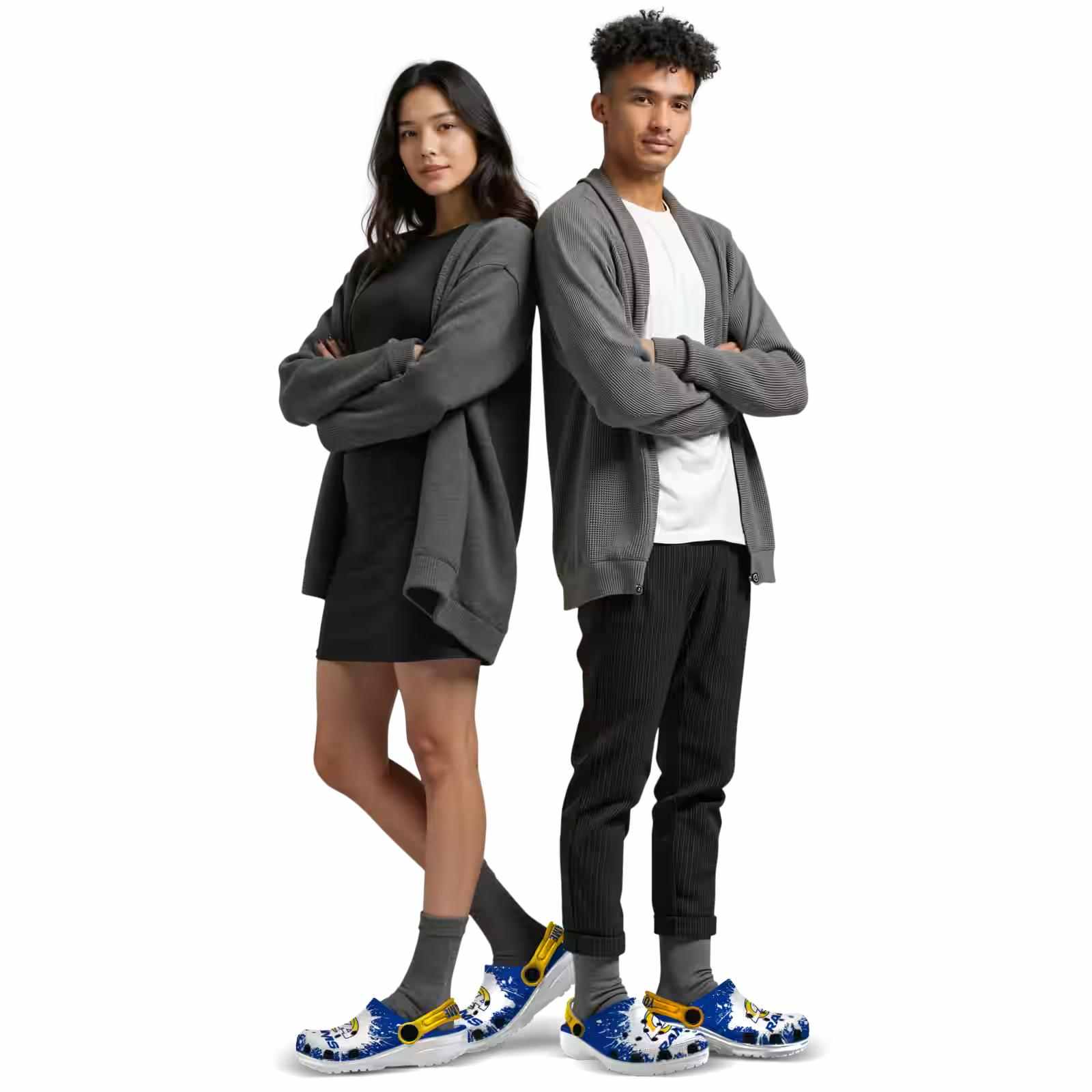 Personalized Los Angeles Rams Splash Art ClogTVC180111 - Image 7