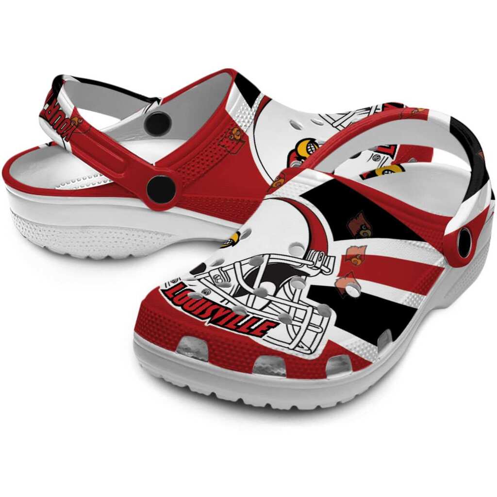 Personalized Louisville Cardinals Football Helmet ClogTVC180113 - Image 3