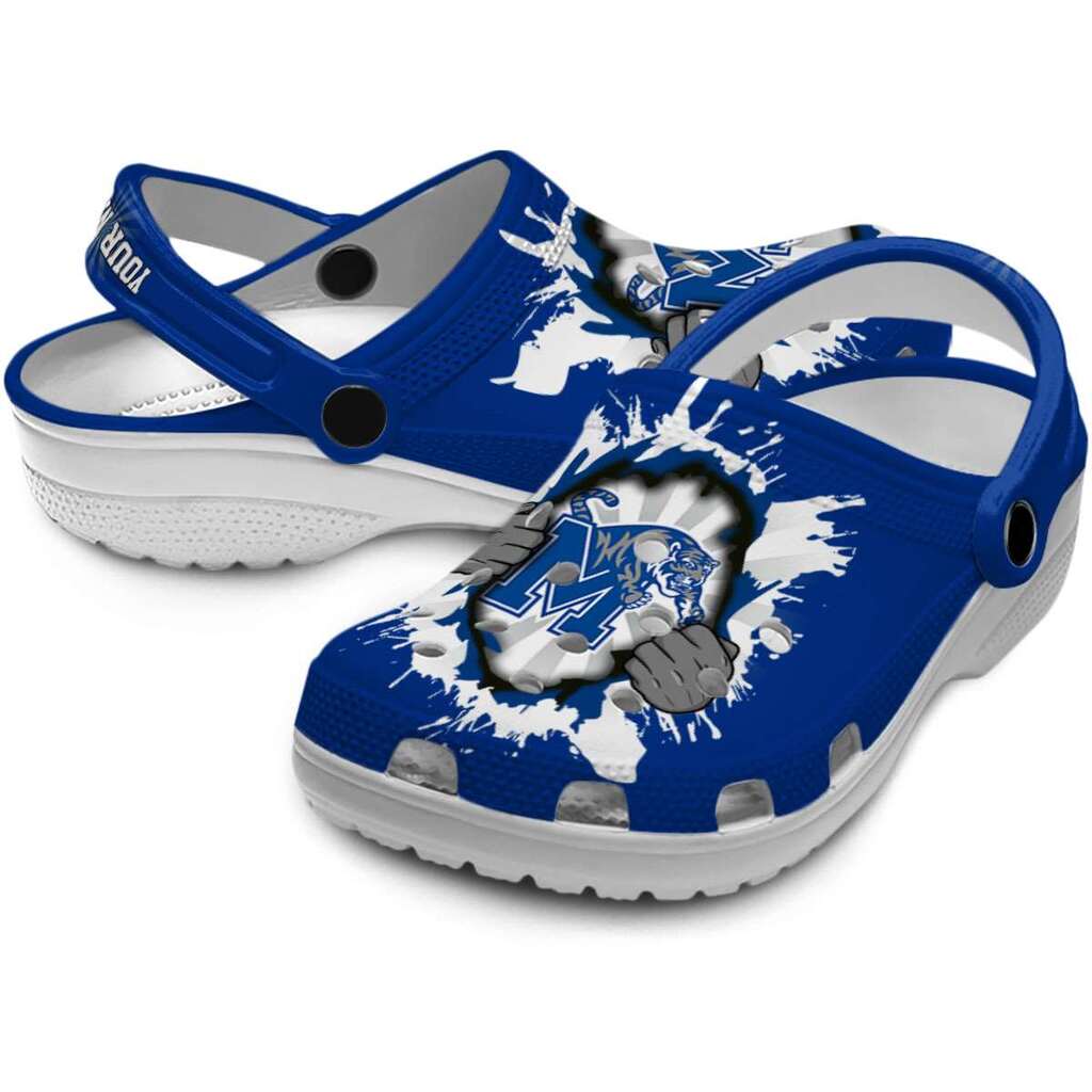 Personalized Memphis Tigers Gripping Hand ClogTVC180128 - Image 3